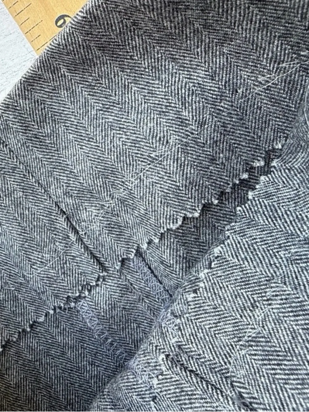 Polo by Ralph Lauren Herringbone Charcoal Gray Wool Suit